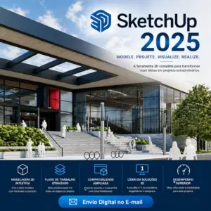 SketchUp Pro 2025 envio imediato