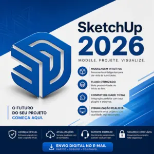 SketchUp 2026 Pro envio imediato