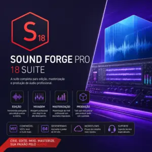 Sound Forge Pro 18 Suite Envio Imediato