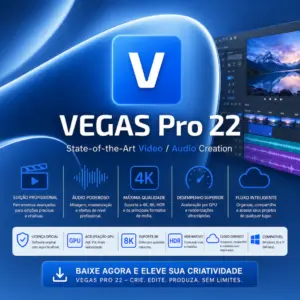 Vegas Pro 22 Envio Imediato